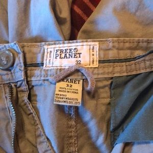 Free Planet gray shorts